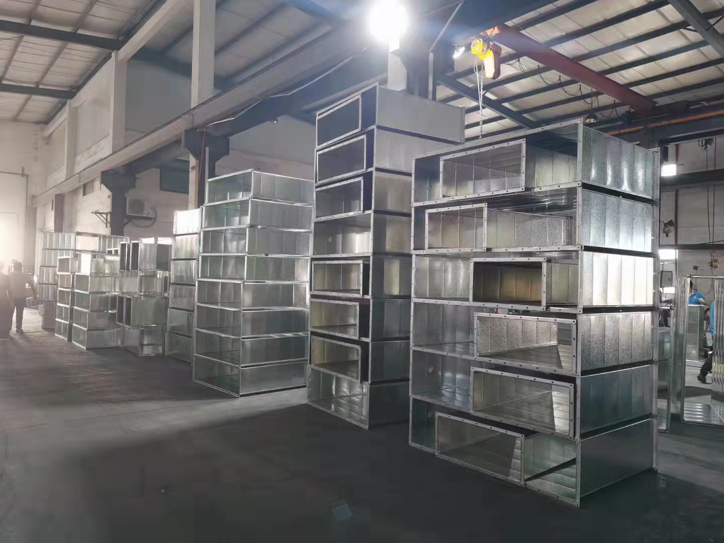 成品風管、無花高鋅層風管